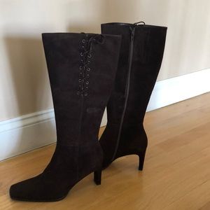 Gianni Bini half calf zip up boots